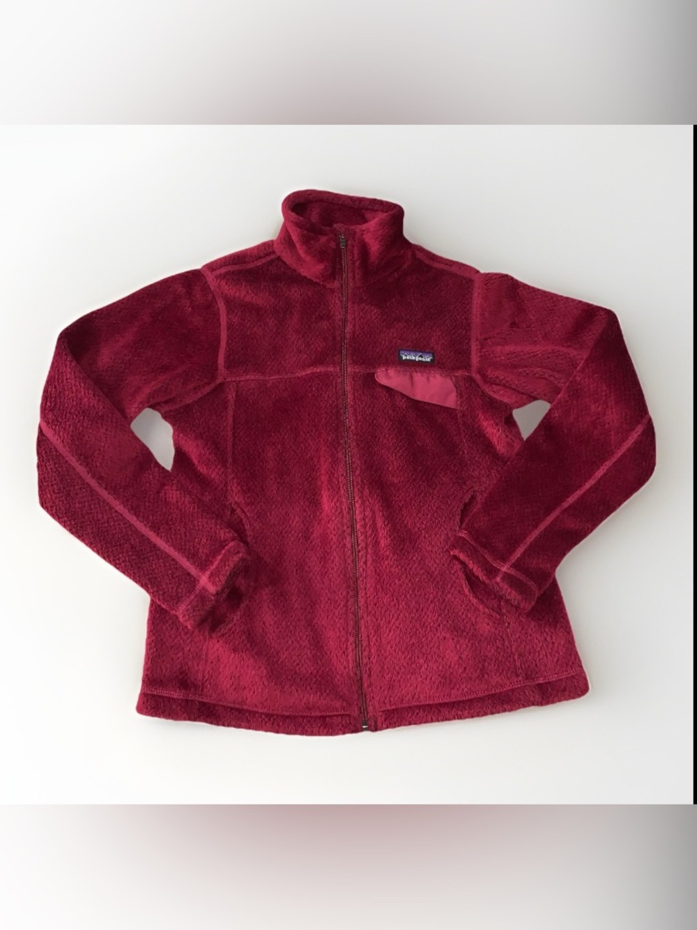 Patagonia Full-Zip Re-Tool Jacket burgundy size Small